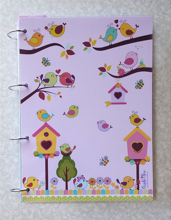 Caderno A4 argolado (universitário)