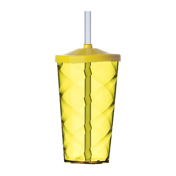 Copo PS 550 ml com Tampa Personalizado – Packs a partir de 50 un.