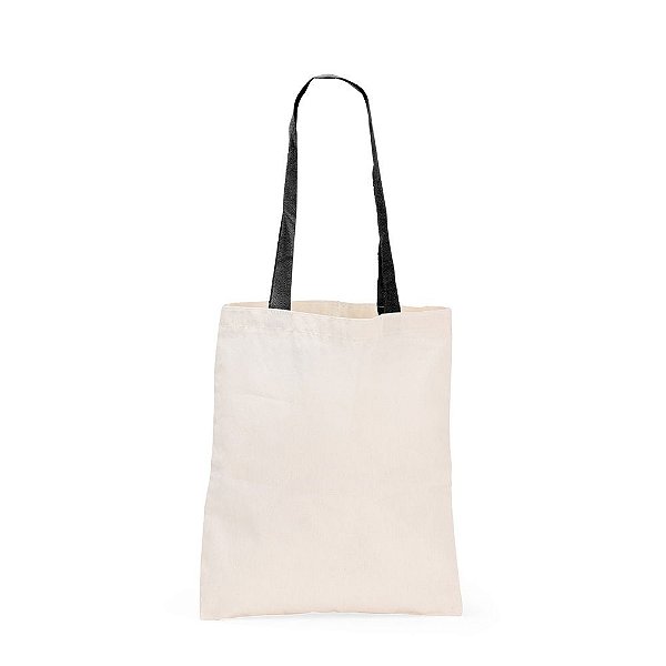 Sacola de Algodão com Alça Colorida Personalizada – Packs a partir de 50 un.