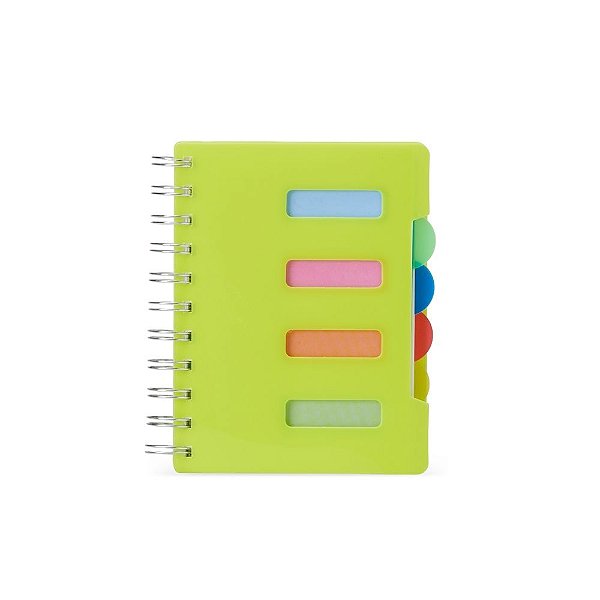 Caderno Pequeno com 4 Divisórias Personalizado – Packs a partir de 50 un.