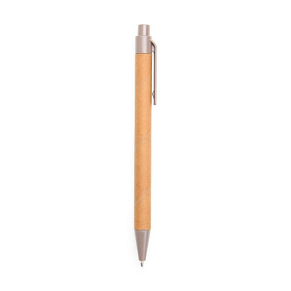 Caneta Ecológica de Papelão com Clip ABS Personalizada – Packs a partir de 50 un.
