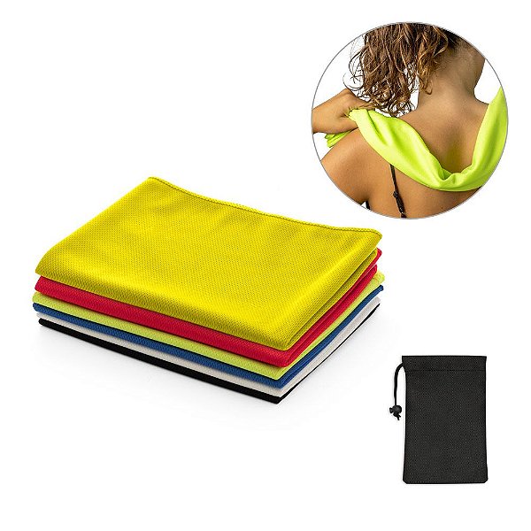 Toalha Esportiva Refrescante Reciclada Personalizada – Packs a partir de 50 un.
