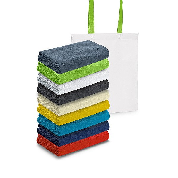 Toalha de Praia em Microfibra com Sacola Personalizada – Packs a partir de 50 un.
