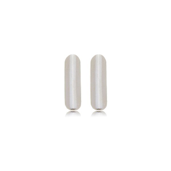 Cartela de Brincos Canoa - Prata 925 (Contém 12 Pares)