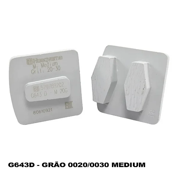 Inserto Diamantado para Desbaste G643D Grão 20 Caixa com 3