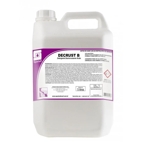 Decrust B - Limpador de Resíduos - 5 Litros - Spartan