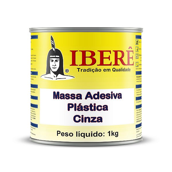 Massa Plástica Iberê cinza 1kg