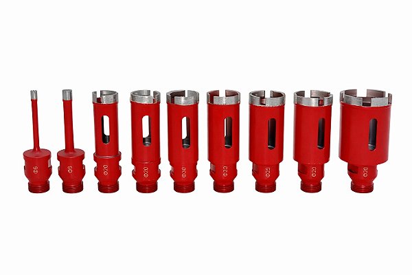 Broca Diamantada Vermelha