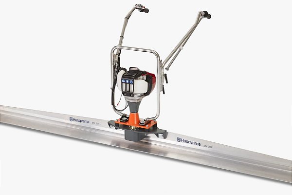 Réguas vibratórias com operador a pé