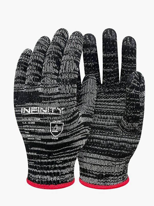 LUVA TRICOTADA COM PIGMENTO MESCLADA