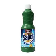 AGUA SANITARIA SANOL 1L VERDE