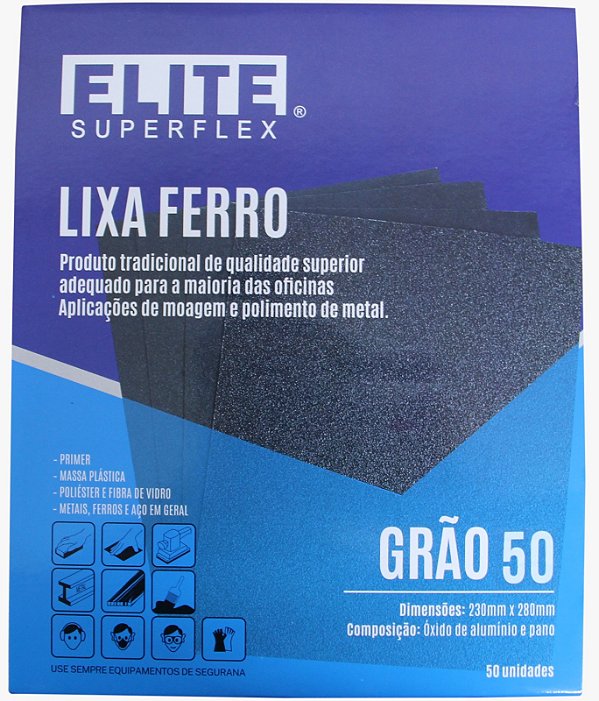 FOLHA DE LIXA PARA FERRO