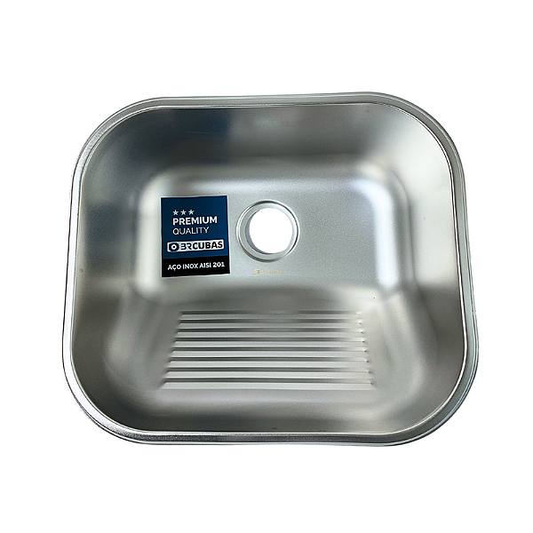 ANQUE DE AÇO INOX 201-0974- 340X400X190MM ESPESSURA 0,8MM ACABAMENTO ACETINADO