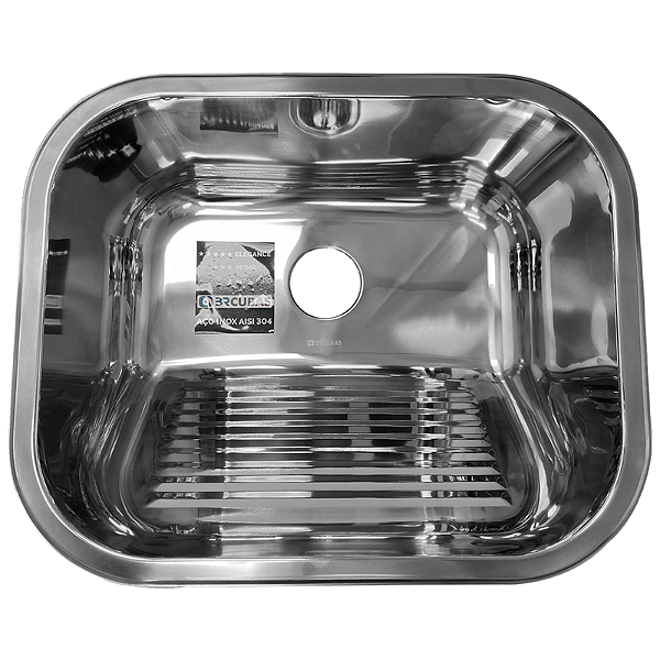 TANQUE DE ACO INOX 304-0927- 500X400X225MM ESPESSURA 0.8MM ACABAMENTO POLIDO