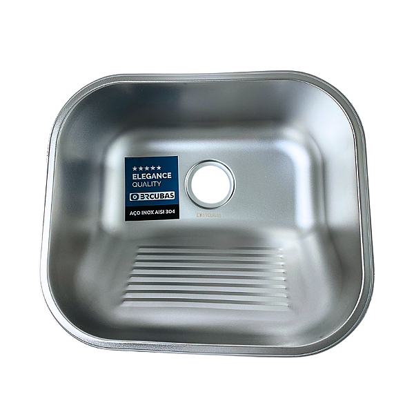 TANQUE DE AÇO INOX 304-0976- 340X400X190MM ESPESSURA 0,8MM ACABAMENTO ACETINADO