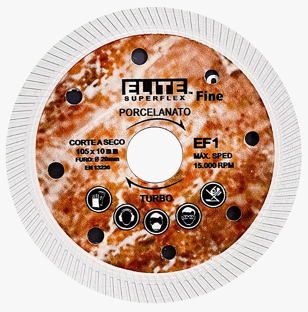 DISCO DE CORTE DIAMANTADO PORCELANATO