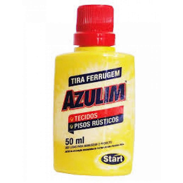 Tira Ferrugem Azulim 50ml - Removedor Instantâneo para Roupas e Pisos