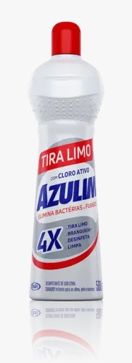 Tira Limo Azulim 500ml com Cloro Ativo - Limpeza Profunda