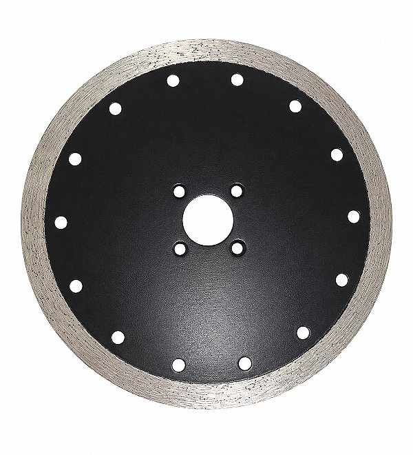 DISCO DE CORTE DIAMANTADO CONTINUO LISO PARA PORCELANATO E CERAMICA 180x10mm BLACK PRO