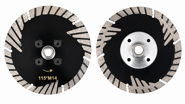 DISCO DE CORTE DIAMANTADO BLACK TRITON 115X15MM M14