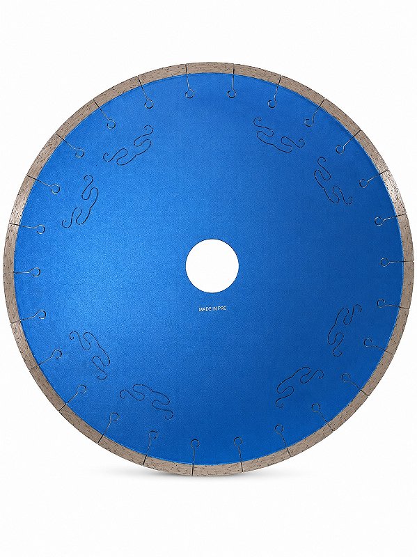 DISCO DE CORTE DIAMANTADO 350mm SILENCIOSO GLASS AZUL - S&S