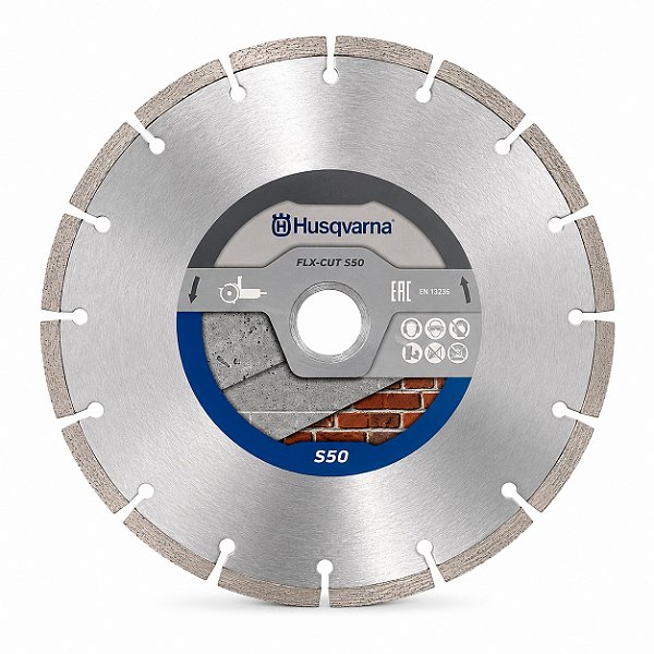 DISCO DE CORTE DIAMANTADO SEGMENTADO ORIGINAL HUSQVARNA 230mm FLX-CUT S50