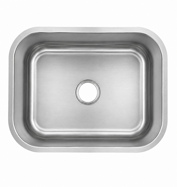 CUBA INOX 201 - 580X430X228MM ESPESSURA 1.0MM ACABAMENTO ESCOVADO