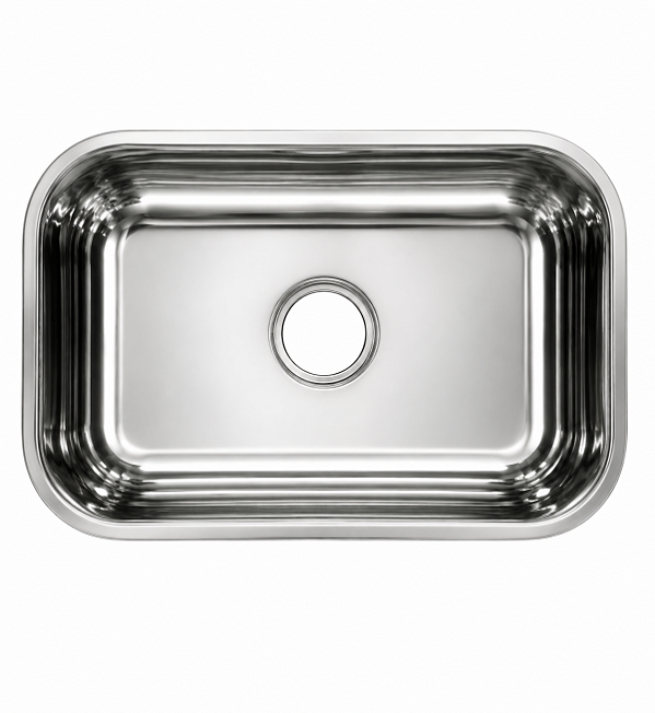 CUBA INOX 430 - N 1 - 460X300X170MM - VAVULA 3 1/2 ACABAMENTO POLIDO