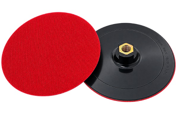 SUPORTE DE PLÁSTICO RIGIDO C/ VELCRO VERMELHO 180mm