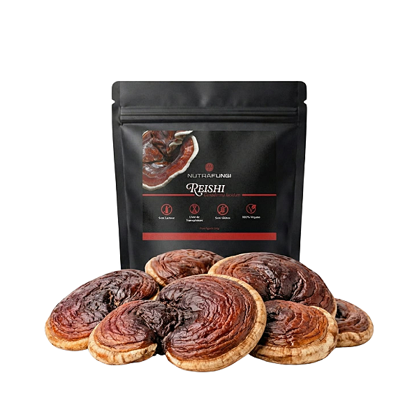 Cogumelo Reishi Desidratado. 60g.