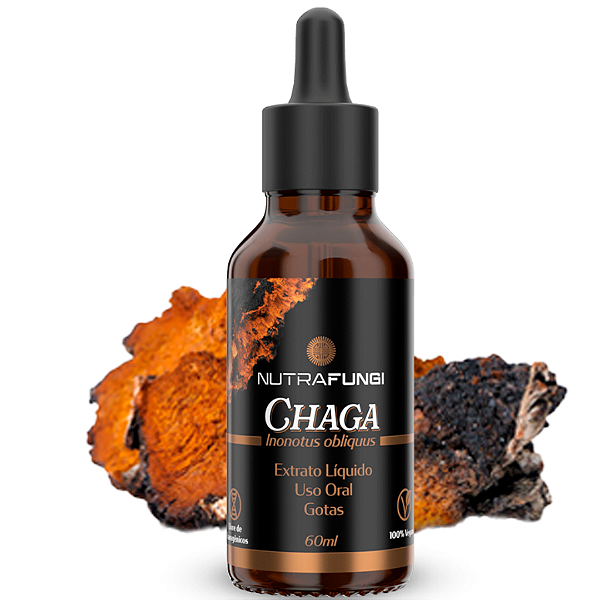 Extrato de Cogumelo Chaga. 60 mL.