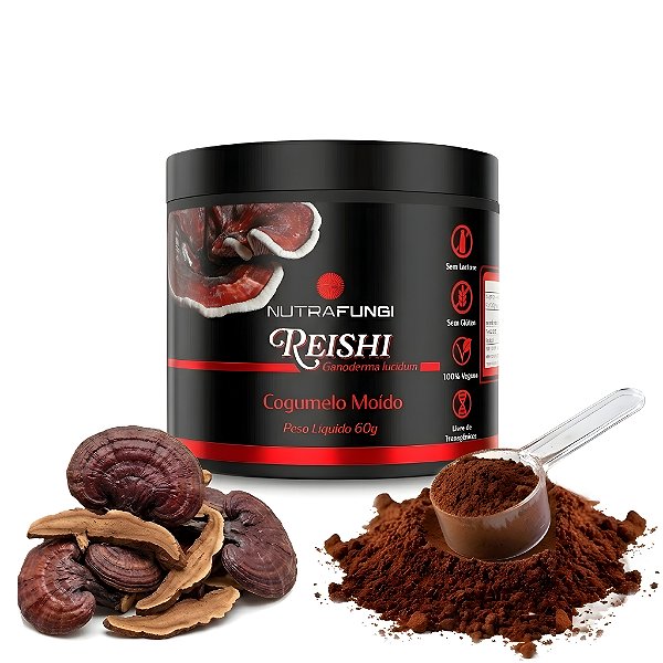 Cogumelo Reishi em Pó. 60g.