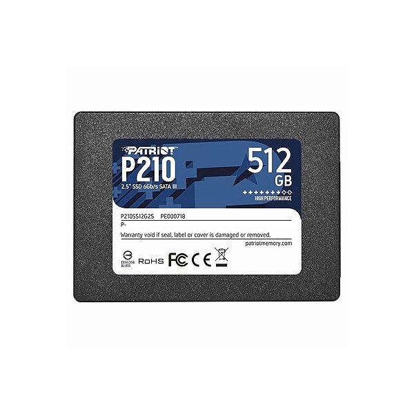 HD Interno SSD 512GB Patriot P210 2.5"