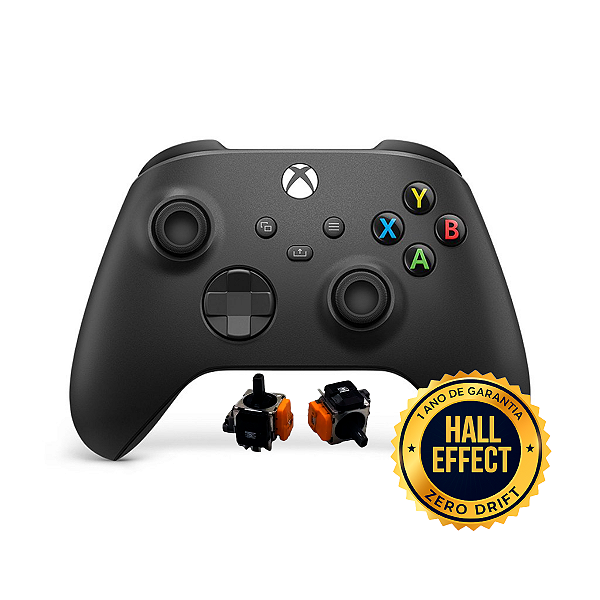 Controle Sem Fio Original Xbox Series X|S Hall Effect Preto Seminovo