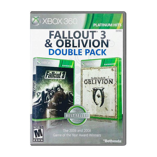 Jogo Fallout 3 & The Elder Scrolls IV Oblivion - Xbox 360 Seminovo