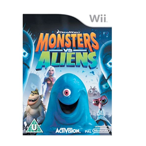 Jogo Monsters Vs Aliens - Wii Seminovo
