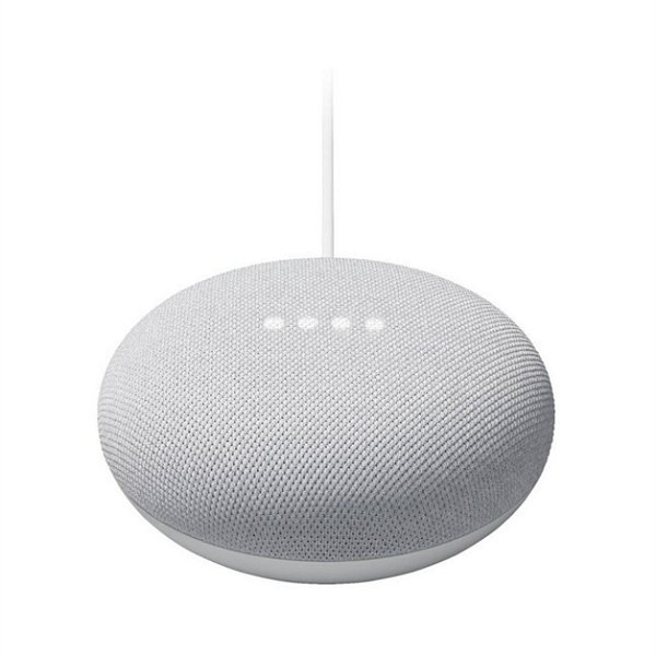Google Nest Mini Chalk 2º Geração + Fita LED Inteligente 2m GA03120