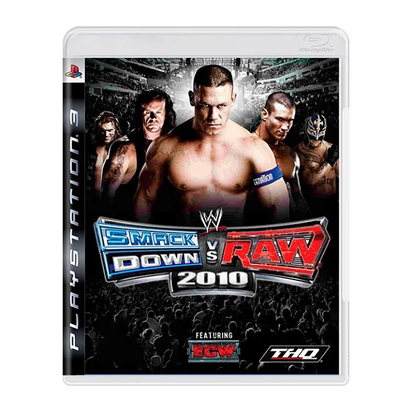 Jogo SmackDown vs. Raw 2010 - PS3 Seminovo