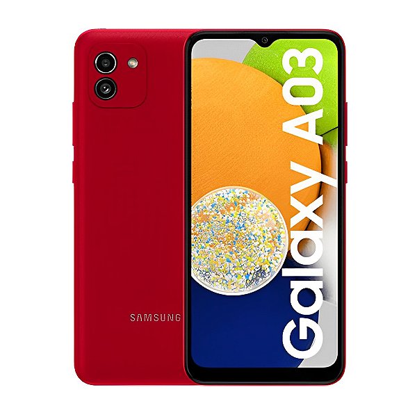 Smartphone Samsung Galaxy A03 64GB 4GB Vermelho Seminovo