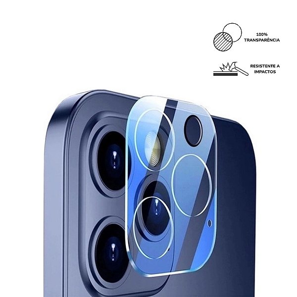 Película 3D para Câmera iPhone 13 Pro Max