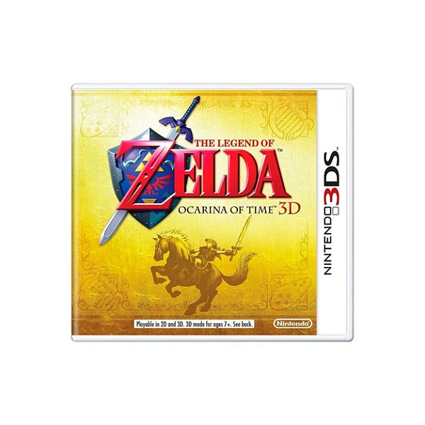 Jogo The Legend of Zelda Ocarina of Time 3D - 3DS Seminovo