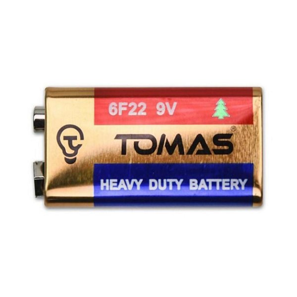Pilha / Bateria 6F22 9V Tomas - 1 UN C1