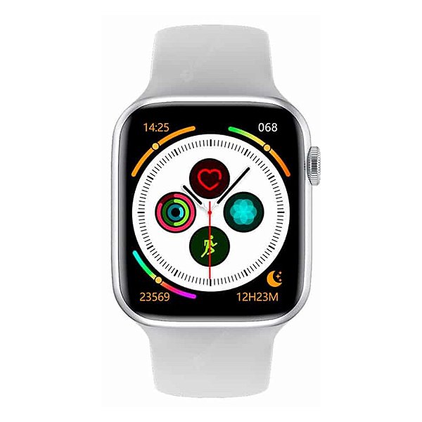 Apple Watch Series SE 2º Geração 44mm GPS A2723 Silver Aluminum Case