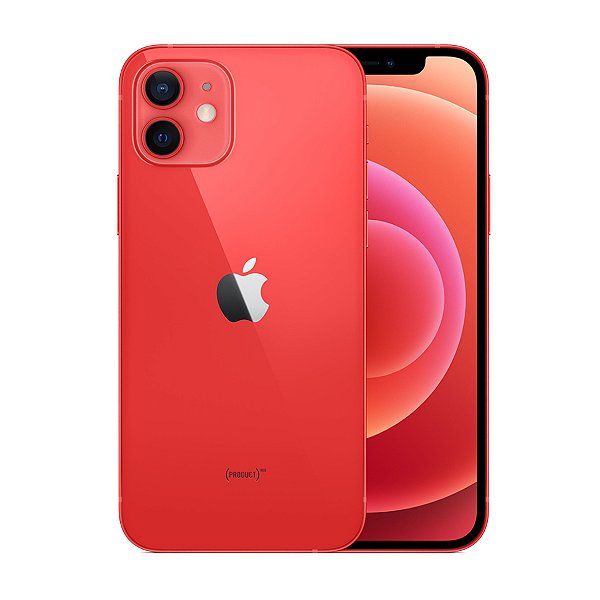 Smartphone Apple iPhone 12 128GB 4GB Vermelho Seminovo