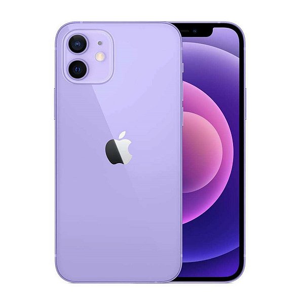 Smartphone Apple iPhone 12 64GB 4GB Roxo Seminovo