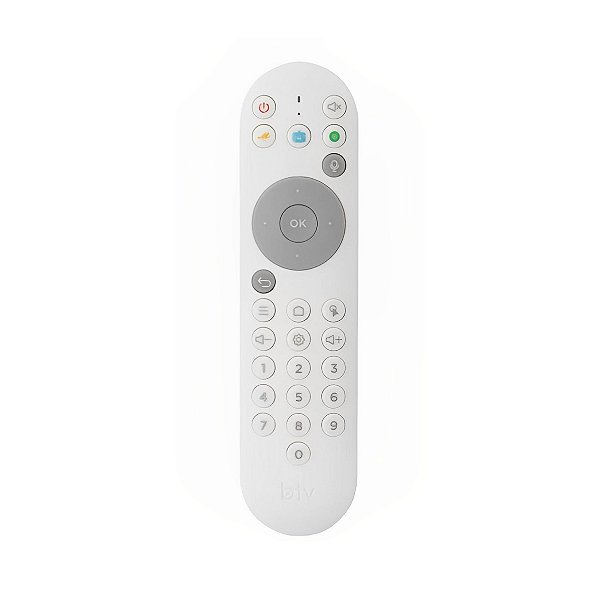 Controle TV Box BTV B13 Bluetooth Branco Seminovo