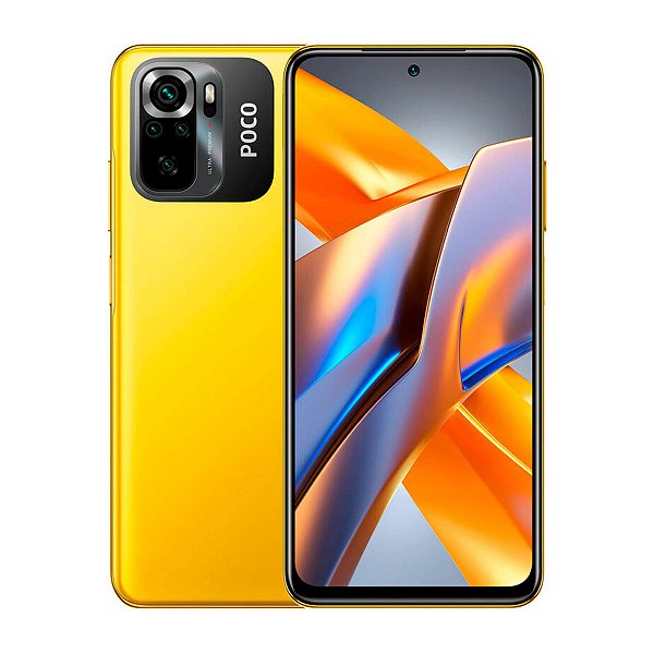 Smartphone Poco M5s 128GB 4GB Amarelo