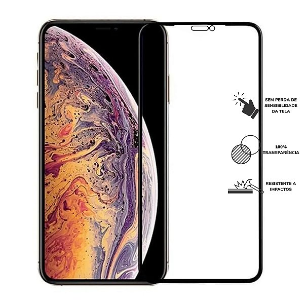 Película Cerâmica para iPhone X / XS /11 Pro