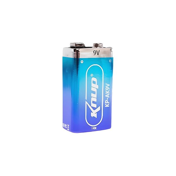 Pilha / Bateria Knup Alcalina KP-AK9V 9V