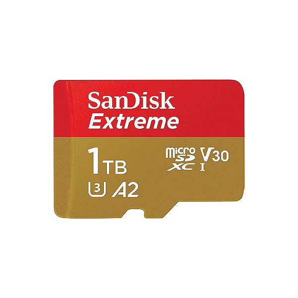 Cartão de Memória SanDisk 1TB Extreme 190MB/s MicroSDXC + Adp